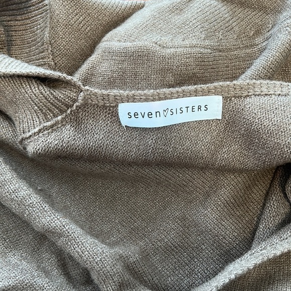 Mendocino Beige Sweater Reversible Size Small - Picture 3 of 3